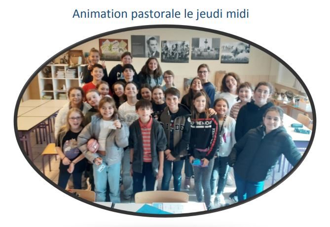 Animation pastorale le jeudi midi.