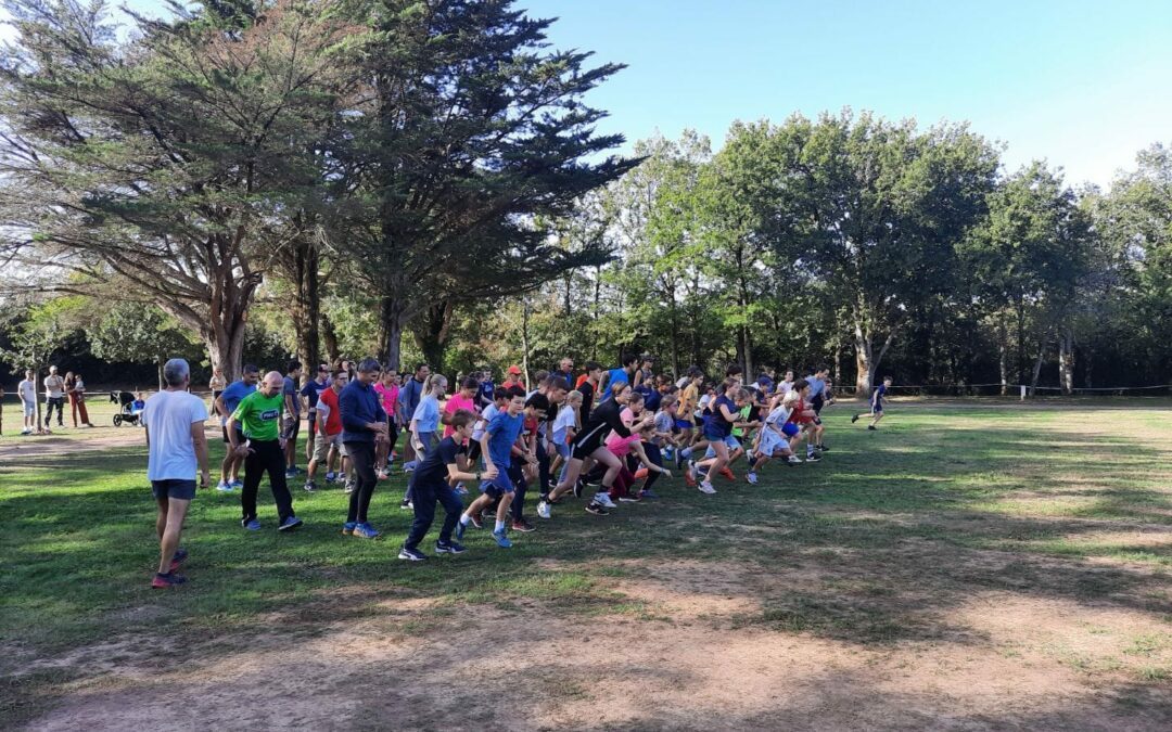 Préparation au Cross du Collège avec l’Association Sportive St Jacques.